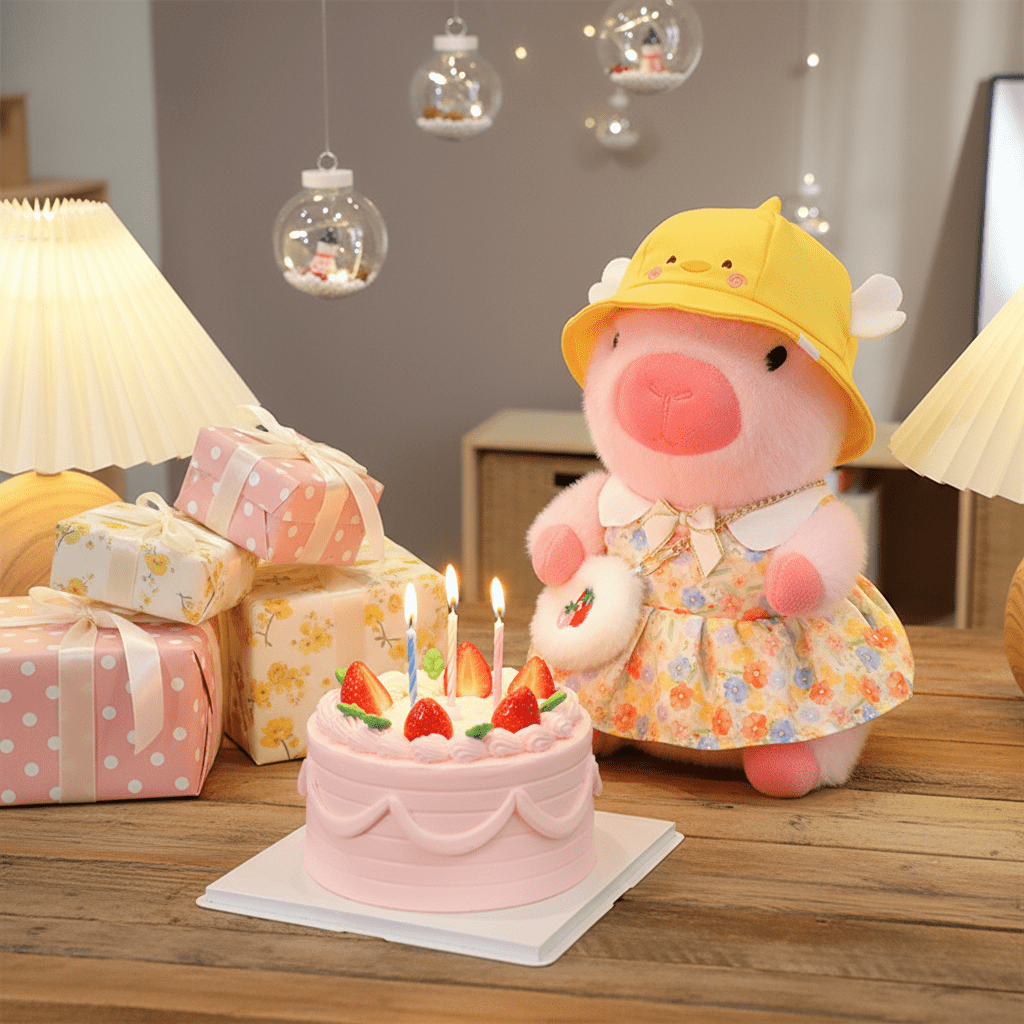 Capybara Plush with  Clothes & Accessories, Dress Up Capybara Stuffed Animal plush toys , 10.2 in Cute Plushies for Girl/Boy Birthday or Christmas Gift