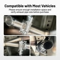 thumbnail image 7 of SPEEDWOW 3" Electric Remote Control Exhaust Cutout Valve Kit, Stainless Steel Bolt-On with Switch for Truck, SUV, Muscle Car, Universal Application for Any 3" Piping Diameter Exhaust System, 7 of 7