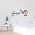 thumbnail image 2 of Lunatic Billy Mandy Grim Quote Cartoon Quotes Decors Wall Sticker Art Design Decal for Girls Boys Kids Room Bedroom Nursery Kindergarten Home Decor Stickers Wall Art Vinyl Decoration (12x20 inch), 2 of 2