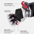 thumbnail image 2 of OhhGo Sheep Shears 1000W, Professional Electric Sheep Shears, Animal Grooming Clippers for Sheep Alpacas Goats, 6 Speed Livestock Haircut for Grooming Sheep Goats Large Dog Thick Coats, 2 of 12