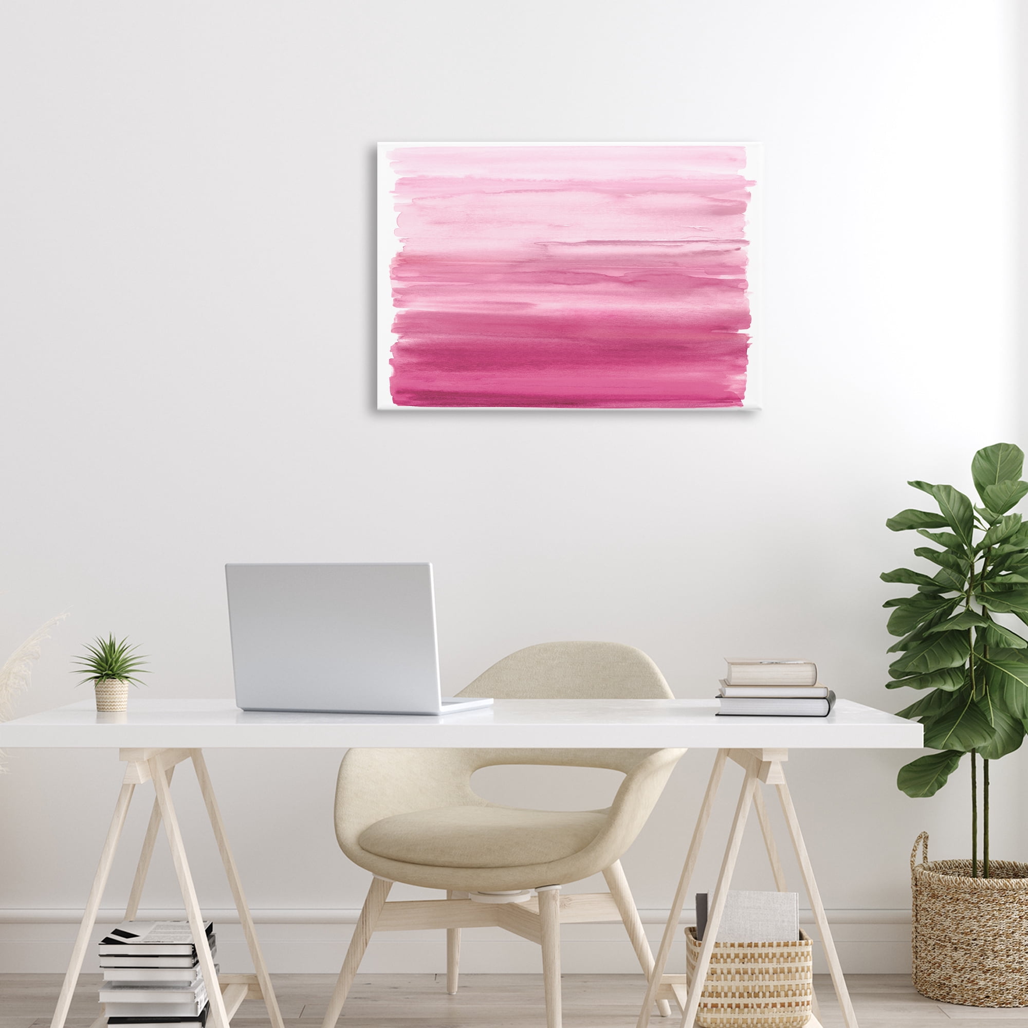 Stupell Industries Ombre Pink Blush Canvas Wall Art, design by Allie Corbin