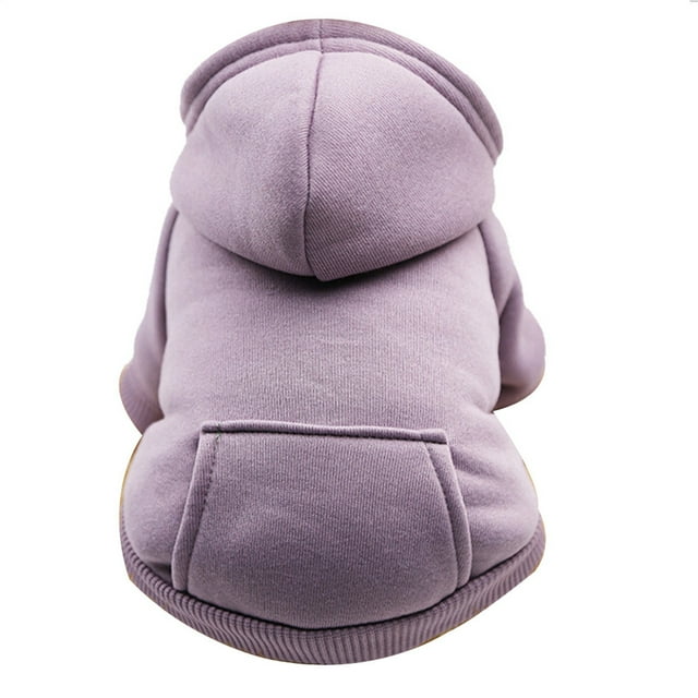 Polyester Hoodied Sweatshirts With Pocket Dog Clothes Pet Clothing