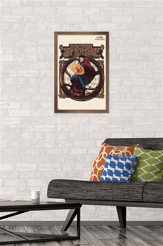 Marvel Doctor Strange in the Multiverse of Madness - Solo Wall Poster, 14.725" x 22.375", Framed