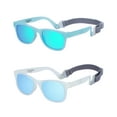 thumbnail image 5 of COCOSAND Baby Sunglasses with Strap Classic Square Frame UV400 for Infant Toddler Boys Age 0-24 Months, 2-Pack, 5 of 8