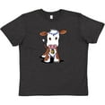 thumbnail image 3 of Inktastic Little Brown Cow Youth T-Shirt, 3 of 5