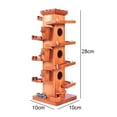 thumbnail image 4 of AYYUFE Marble Ball Run Wooden Tower Construction Track Game Educational Kids Toy, 4 of 4