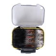 thumbnail image 1 of 30 unidades de señuelos de pesca con mosca con cabeza de material acero, paquete de moscas , equipo de pesca con mosca de trucha Sharpla Moscas de pesca con mosca Cebo, 1 of 8