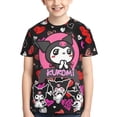 thumbnail image 6 of Sanrio Kuromi Kids T-Shirt 3d Printed Graphic T-Shirts Boys And Girls Short Sleeve Shirts For Youth Kids X-Small, 6 of 6