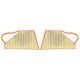 thumbnail image 4 of 2Pcs Air Filter 3W0129620B, 3W0129620C for GT Flying Spur W12 Engine 2004-2019, 4 of 5