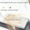thumbnail image 3 of 2 Pcs Temporary Blinds No Tools Cutable Fabric Paper Shades Adhesive Privacy Blinds for French Door Sliding Door Window Light Filtering Pleated Shades (35 x 59 inch, White), 3 of 6