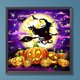 thumbnail image 1 of Pintura de diamante 5D DIY Taladro redondo completo Calabaza de Halloween Decoración para el hogar (QQ975) Hugtrwg Para estrenar, 1 of 9
