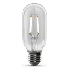 

4PC Feit Electric Feit Electric T14/CL/VG/LED Led Bulb Decorative T14 Lamp 40 W Equivalent E26 Lamp Base Dimmable Clear (Case of 4)