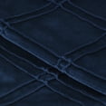 thumbnail image 3 of REGALWOVEN Diamond Pinch Pleated Throw Pillow Covers 2 Pack Solid Color Decorative Pillow Covers Luxury Textured Pillowcases Dark Blue 18" x 18", 3 of 6