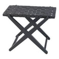 thumbnail image 1 of Butler Specialty Company Cipriani 24" W Wood & Leather Luggage Rack-Gray, 1 of 5