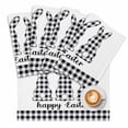 thumbnail image 2 of Happy Easter Bunny Placemats Set of 4,Wipeable Washable Table Mats for Dining Tables, Black White Buffalo Plaid Rabbit Place Mats for Kitchen Event Party Tabletop Decor, 2 of 9