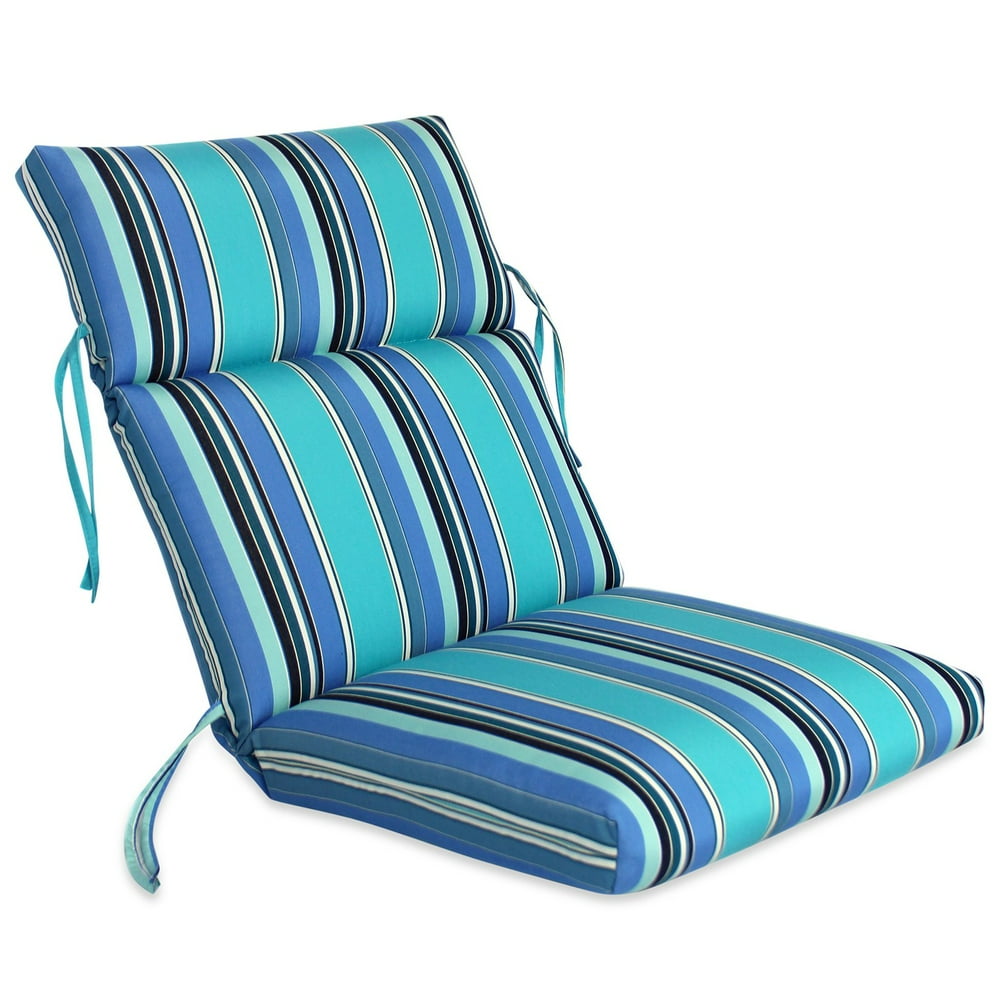 Comfort Classics 22 x 44 in. Sunbrella Channeled Chair Cushion