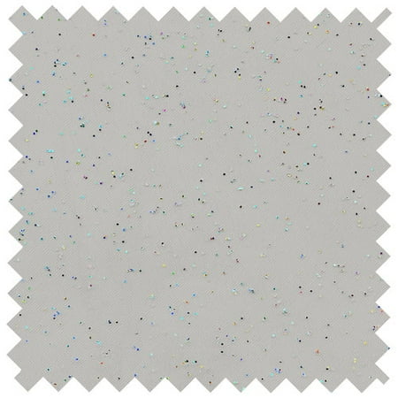 Pt Organdy Stars Silver Fabric
