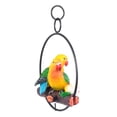 thumbnail image 4 of Gymnture Parrot Statue Bird Ring Perch for Garden Decor, 4 of 11