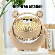 VibHome Handheld Fans Model Desktop Fan USB Rechargeable Strong Wind Handheld Fan Mini Portable Convenient For Students And Children High Airflow on Clearance!