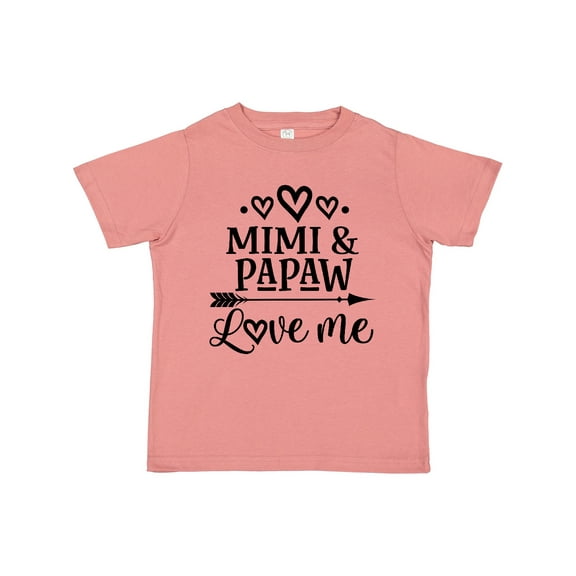 Inktastic Mimi and Papaw Love Me Boys or Girls Toddler T-Shirt