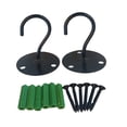 thumbnail image 4 of Gancho de techo para montaje en pared 2pcs Ganchos de tejado de Montaje en Pared Colgador de Linternas de Montaje en Pared de Hierro para Macetas Magideal Gancho de techo para montaje en pared, 4 of 8