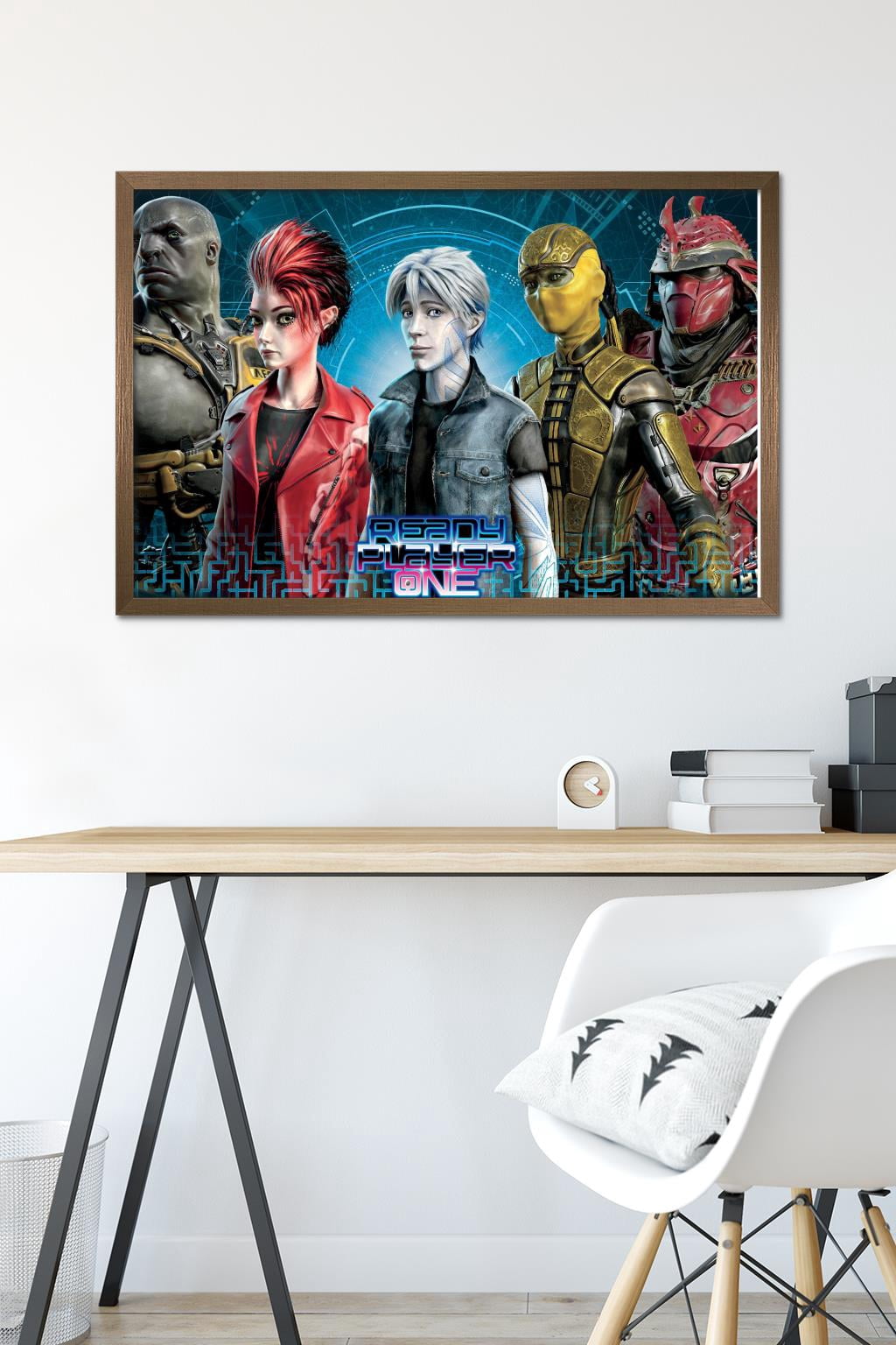 Ready Player One - Group Wall Poster, 22.375" x 34", Framed