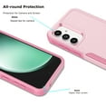 thumbnail image 2 of For Galaxy S23 FE Case, 2 in 1 Heavy Duty Armor Shockproof Cases,Hisdou Hybrid Dual Layer Rubber Drop Protection Grip Plastic Bumper Sturdy Phone Cover for Samsung Galaxy S23 FE 6.4"-Pink, 2 of 6