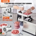 thumbnail image 2 of Commercial Electric Meat Grinder 7 Lbs/Min Sausage Stuffer Maker Kitchen, 2 of 9
