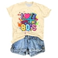 thumbnail image 2 of I Love The 80s Graphic Tees for Women 2026 Summer Casual Short Sleeve Crewneck 1980 Vintage Neon T Shirts, 2 of 3