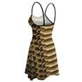 thumbnail image 5 of Golden Snakeskin Textured Background Sleeveless Dresses Slip Dress Women's Dresses Dresses For Womens, 5 of 6