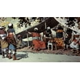 thumbnail image 2 of Tissot, James 24x15 Gold Ornate Wood Framed with Double Matting Museum Art Print Titled - Ben-Hadad and The Kings Drinking In The Tent, 2 of 4
