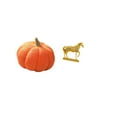thumbnail image 5 of Halloween Pumpkin Pillows Horse Figurines Sofa Cushion Plush and Resin Decor Set for Living Room Bedroom, 5 of 8
