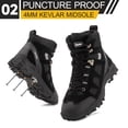 thumbnail image 2 of Steel Toe Boots for Men Work Safety Indestructible Boots for Women Construction Shoes Composite Toe, 2 of 5