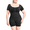 Black, variant on Eternatastic Women's Shapewear Bodysuit Tummy Control Body Shaper Round Neck Tank Tops Short Sleeve Butt Lifter