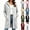 Beige, variant on Womens Raincoat for Women Denim Jacket Lined Camping Gilet Jacket with Pockets Black XXL