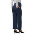thumbnail image 3 of INSPIRE CHIC Womens Work Maternity Pants Business Stretchy Over the Belly Formal Pregnancy Trousers with Pockets M Blue, 3 of 6