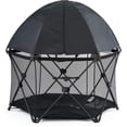 thumbnail image 1 of Corral Para Bebé Hexagonal Con Toldo Alto Pamo Babe Plegable Negro, 1 of 8