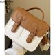thumbnail image 4 of Bolso bonito para mujer, estilo japonés, elegante, vintage, de PU, estilo Harajuku, bandolera de tendencia urbana, bolsos de hombro para teléfono móvil Y2K, bolsas para mujeres, 4 of 5