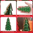 thumbnail image 4 of Mesa de madera Yookeer para decoración navideña, árbol de Navidad (3 piezas), 4 of 6