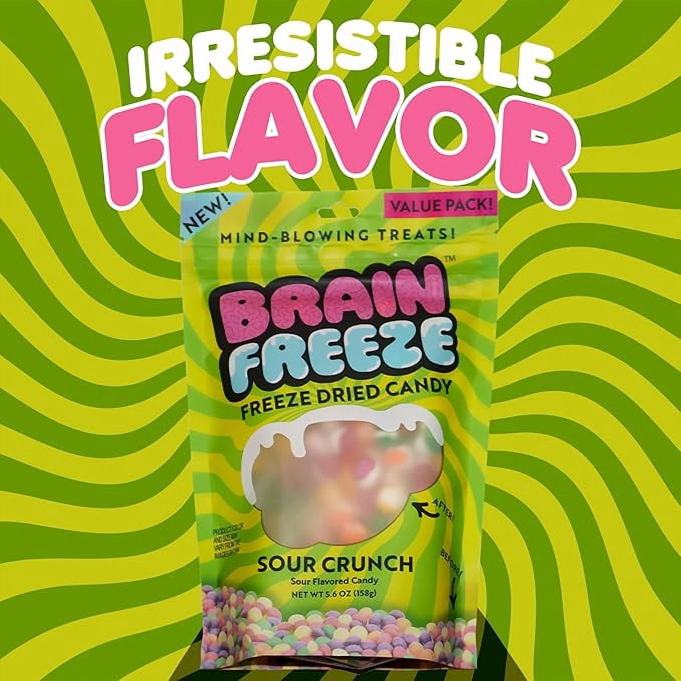 Brain Freeze Crunch Sour Candy 5.6 oz