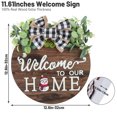 thumbnail image 6 of DAZUINIAO  Welcome Sign Front Door Patriotic Decor House Warming Gifts for New Home Unique Home Holiday Decor, 6 of 9