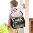 thumbnail image 7 of PVC Transparent Backpacks Clear Backpack for Travel and Outings Sitting Unicorn Pattern, 7 of 7