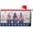 4th of July Gnome, variant on Merry Christmas Mailbox Cover, Magnetic Standard Size 21x18 Inch, Xmas Trees Santa Claus Snowman Reindeer Penguin Mailbox Wrap Post Cover for Garden Yard Outdoor Home New Year Decor