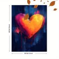 thumbnail image 3 of Qisvanset Framed Canvas Wall Art 12x16 Inch Colorful Jesus Loves Me Teen Room Bible Quote Art, 3 of 5