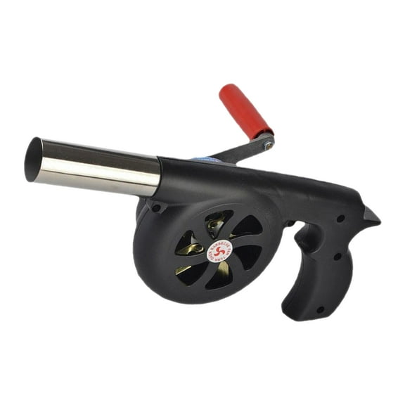Outdoor Air Blower Grill Kit for Barbecue, Handheld BBQ Fan, Portable Barbeque Hair Dryer Accessory
