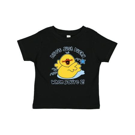 

Inktastic Life s Ducky 2nd Birthday Gift Baby Boy or Baby Girl T-Shirt