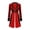 Red, variant on Women's Velvet Victorian Steampunk Tailcoat Long Renaissance Waistcoat Halloween Gothic Party Wear