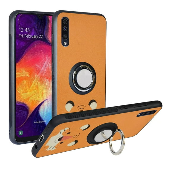 Labanema Samsung Galaxy A50 2019 /A505 Case with 360 Degree Rotating Ring Stand, Support Magnetic Car Mount, Protective Cover for Samsung Galaxy A50 2019 /A505 (Small Tiger)