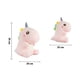 thumbnail image 3 of Dinosaurio De Peluche con Cuerno Tierno Rosa Importadora La Merced Felpa Suave, 3 of 4