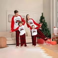 thumbnail image 1 of Vestido de casa con estampado de árbol de Navidad, coche rojo, cuadros rojos y negros, empalme, nueva familia, ropa navideña para padres e hijos, 1 of 5